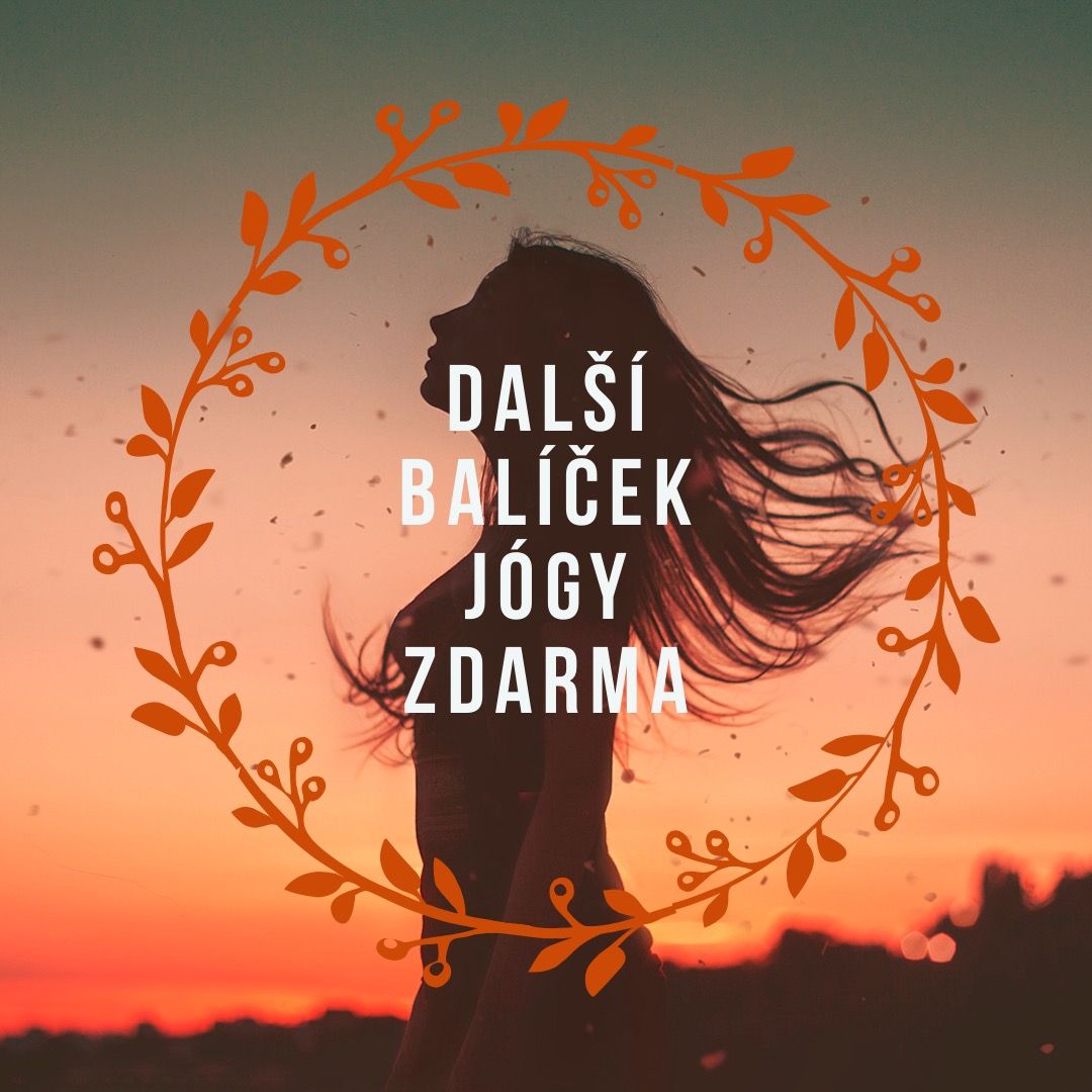 Balíček jógy pro cvičení online jako dárek.